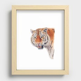 Siberian Tiger Recessed Framed Print