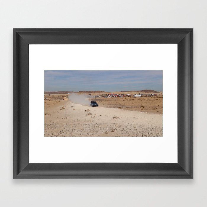 Dakar 2022 in Saudi Arabia Framed Art Print