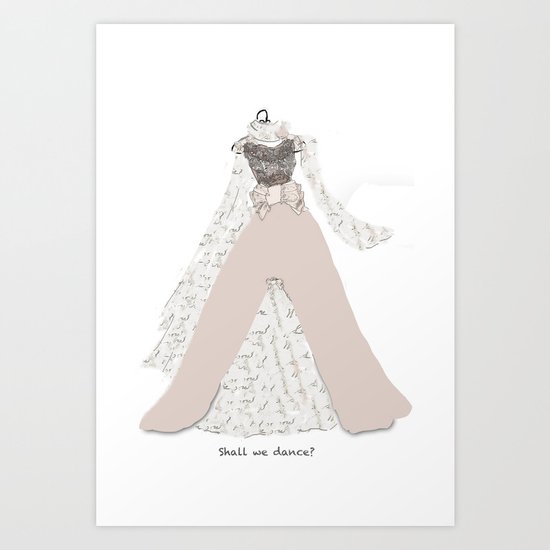 Shall we dance? Art Print