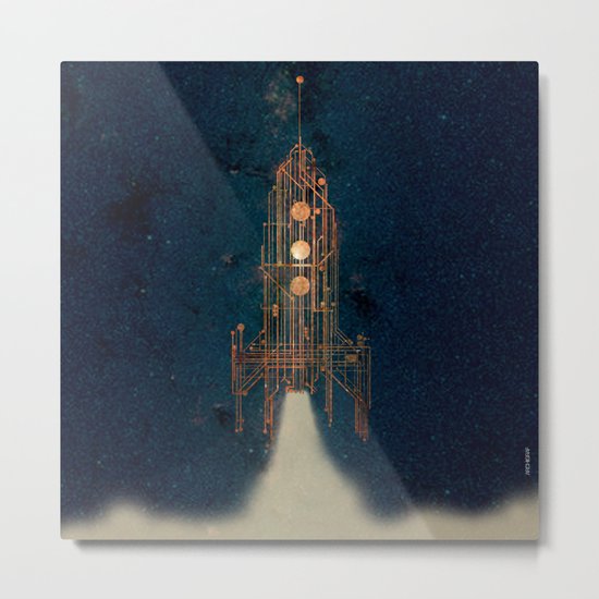 ROCKET Metal Print