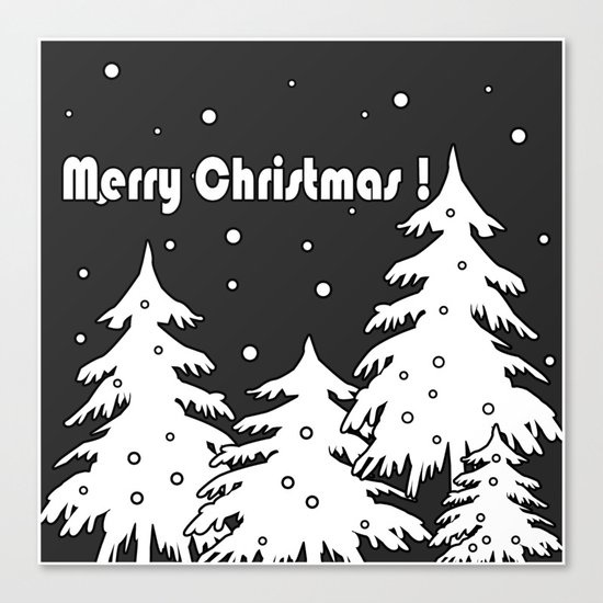 Merry Christmas ! Canvas Print