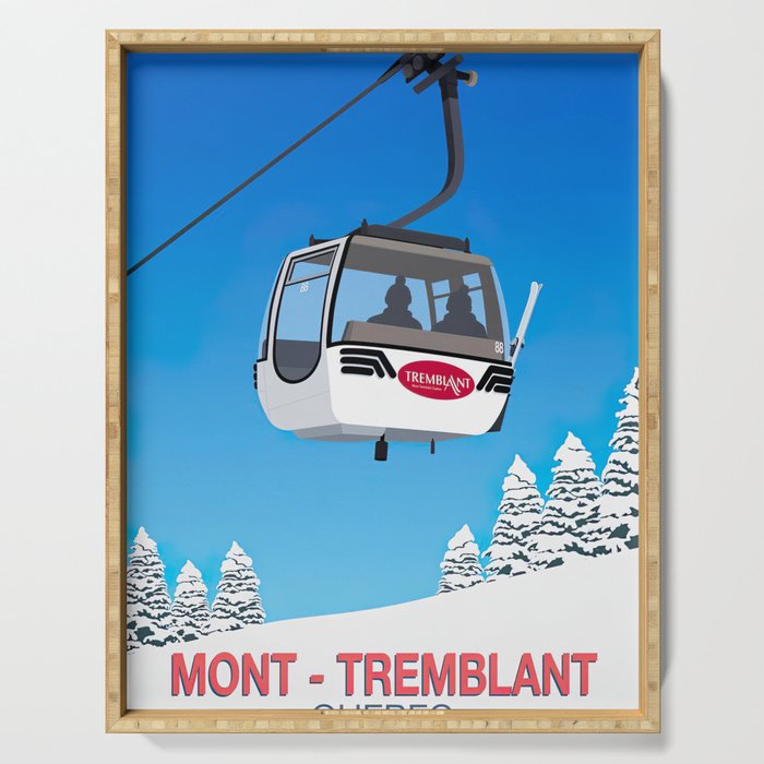 Mont - Tremblant Ski Serving Tray