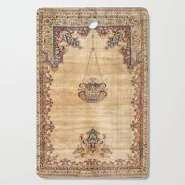 Tabriz  Antique North West Persian Silk Niche Rug Print Cutting Board