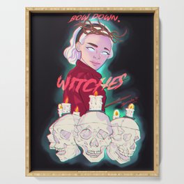 Bow Down Witches Serving Tray