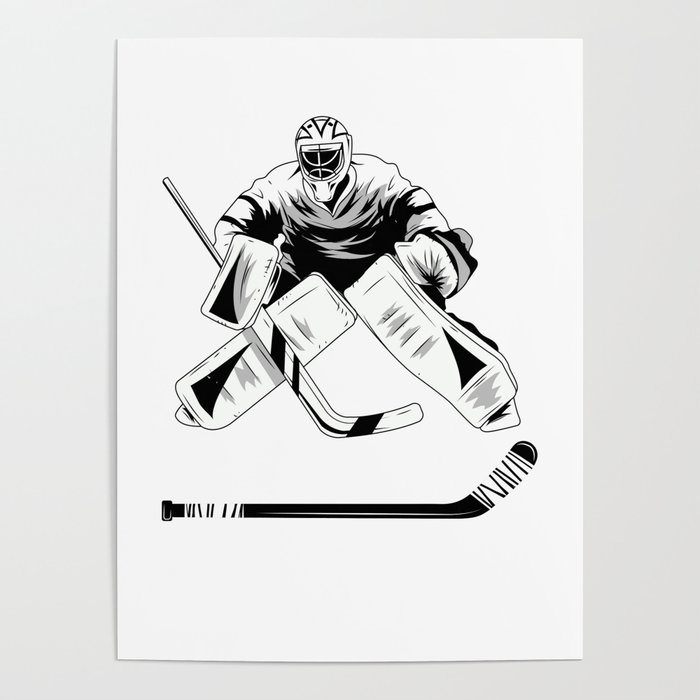 Field Hockey goalie Poster