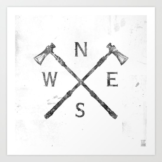compass Art Print