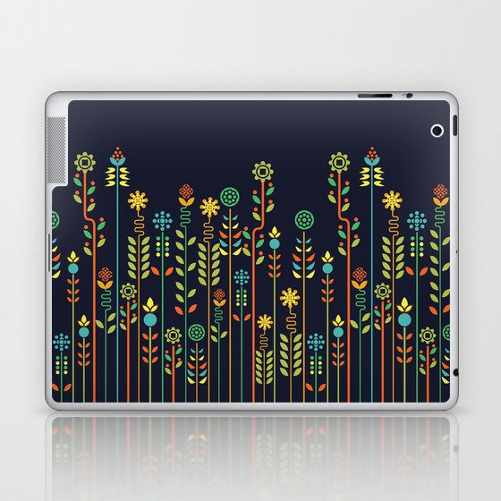 Overgrown flowers Laptop & iPad Skin