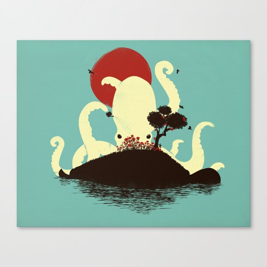 Octopus's Garden Canvas Print