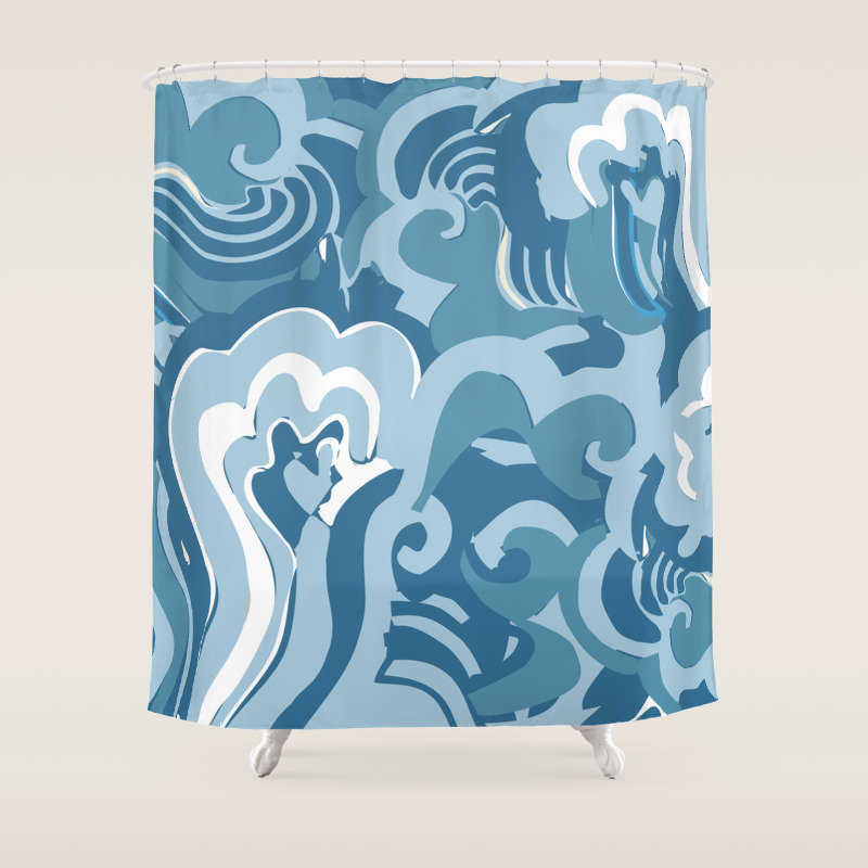 Save The Ocean Shower Curtain By Viivvii Society6