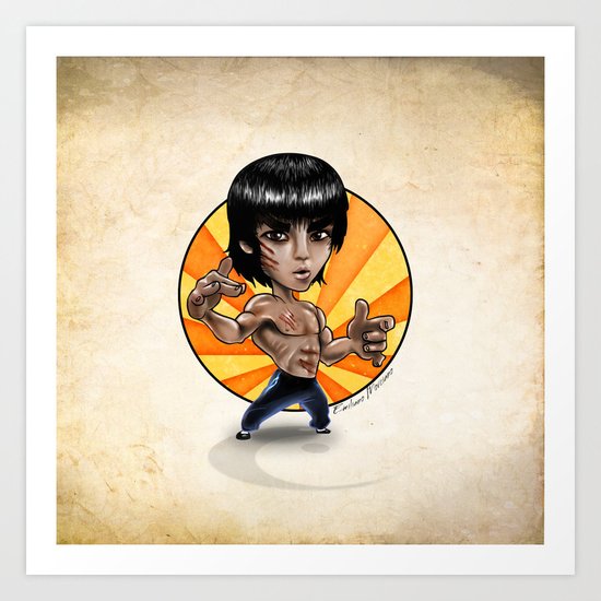 Tiny Lee. Art Print