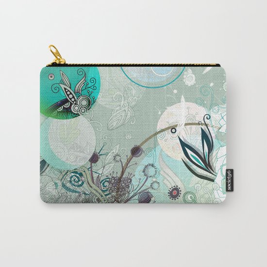 Floral collage Carry-All Pouch