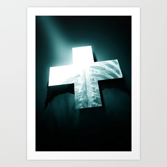 clinically dead Art Print