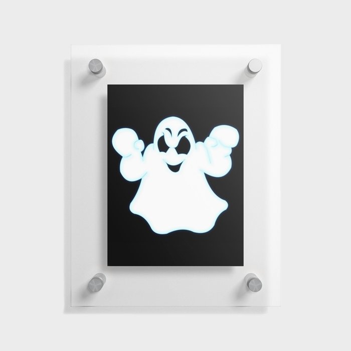 Glowing Halloween Ghost Floating Acrylic Print