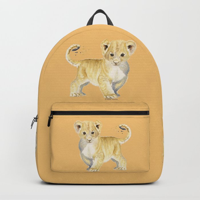 plush lion backpack