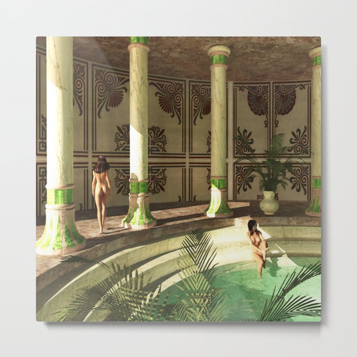 Greek Bath Beauties Metal Print By Brittaglodde Society6