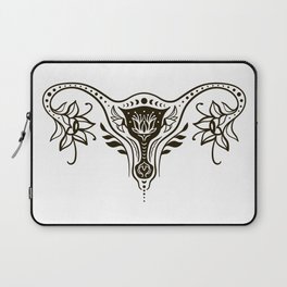 Uterus with flowers Laptop Sleeve