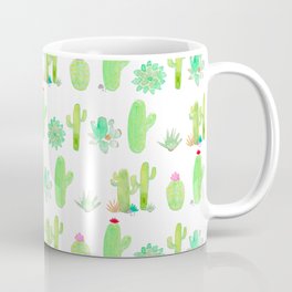 Watercolor Cactus Print Coffee Mug