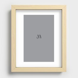 Ultimate Gray M Recessed Framed Print