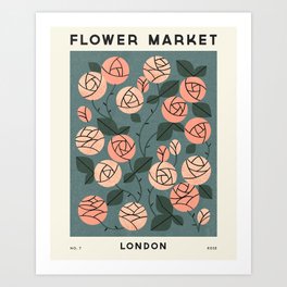 Flower Market No. 7 Art Print