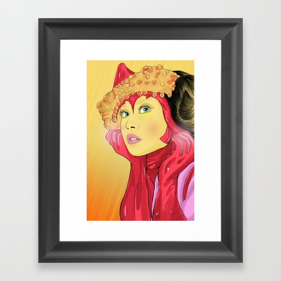Superheroes SF Framed Art Print