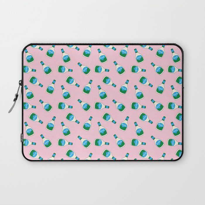 Ranch Dressing Dipping Sauce Love - Pink background Laptop Sleeve