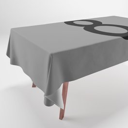 NUMBER 8 (BLACK-GREY) Tablecloth