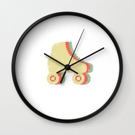 70's This Is How I Roll Vintage Retro Roller Skates Wall Clock