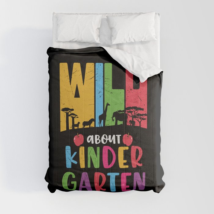 Wild About Kindergarten Comforter