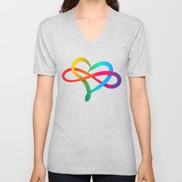 Infinite heart V Neck T Shirt