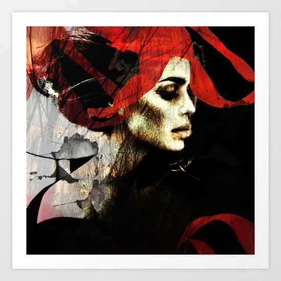 portrait of a dream Art Print