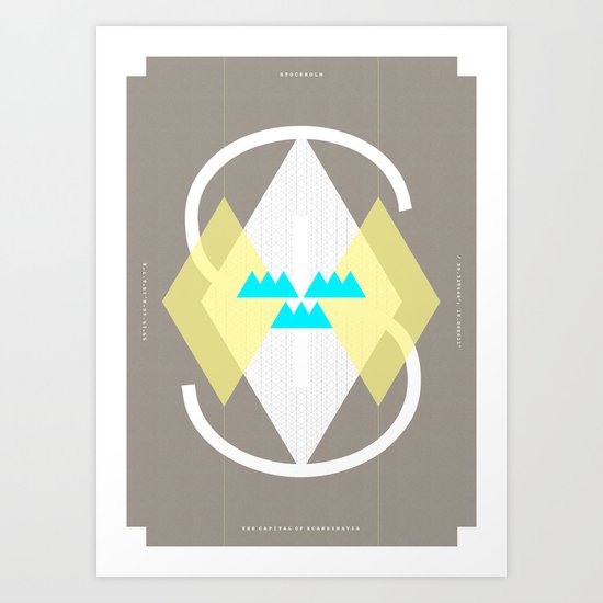 Stockholm Art Print