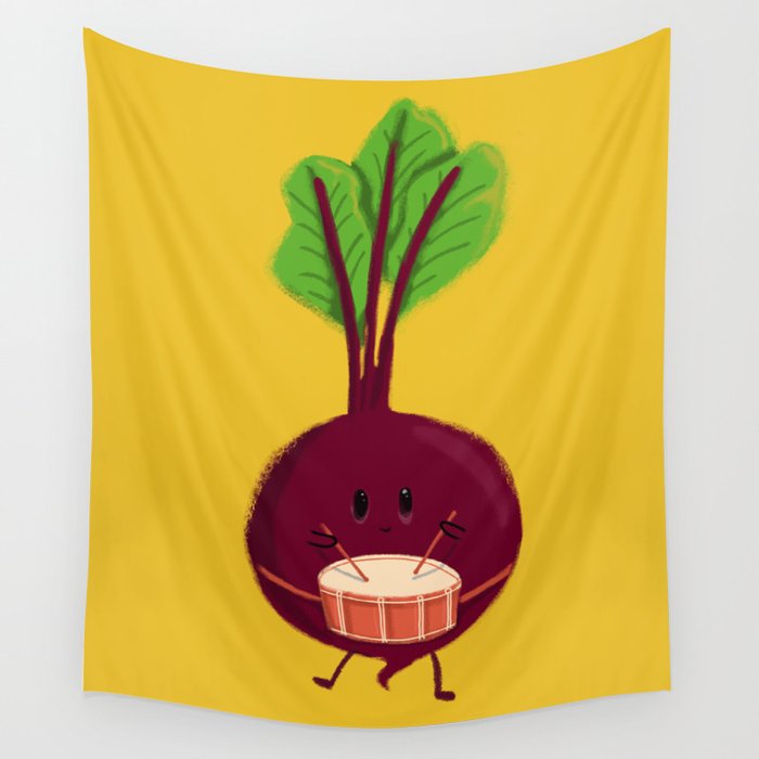 Beet's drum beat Wall Tapestry