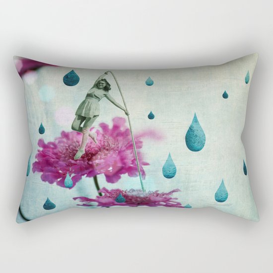 walk in the garden Rectangular Pillow