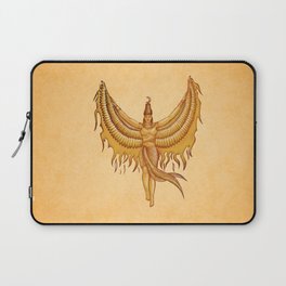 Isis, Goddess Egypt with wings of the legendary bird Phoenix Laptop Sleeve
