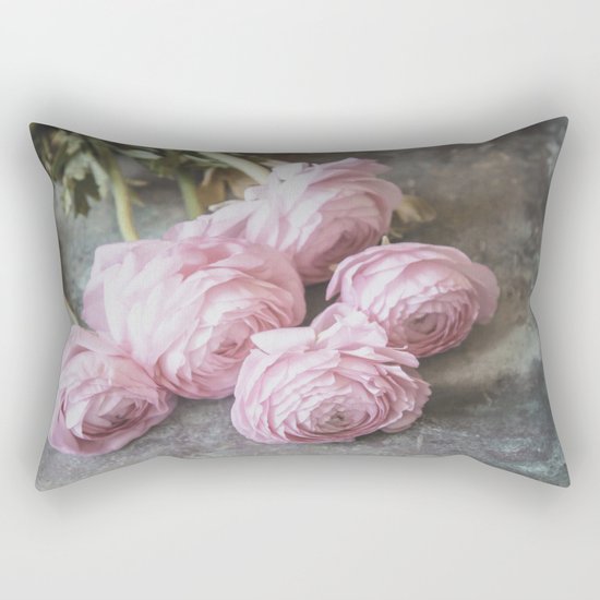 A Bunch Of Lovely Ranunculus Rectangular Pillow