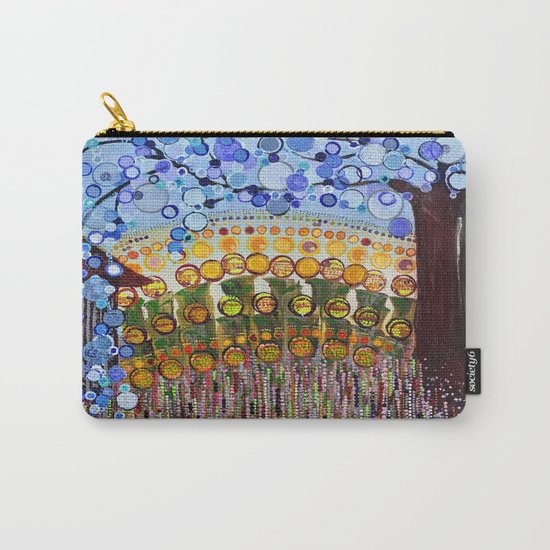 :: Indiana Blue Willow :: Carry-All Pouch