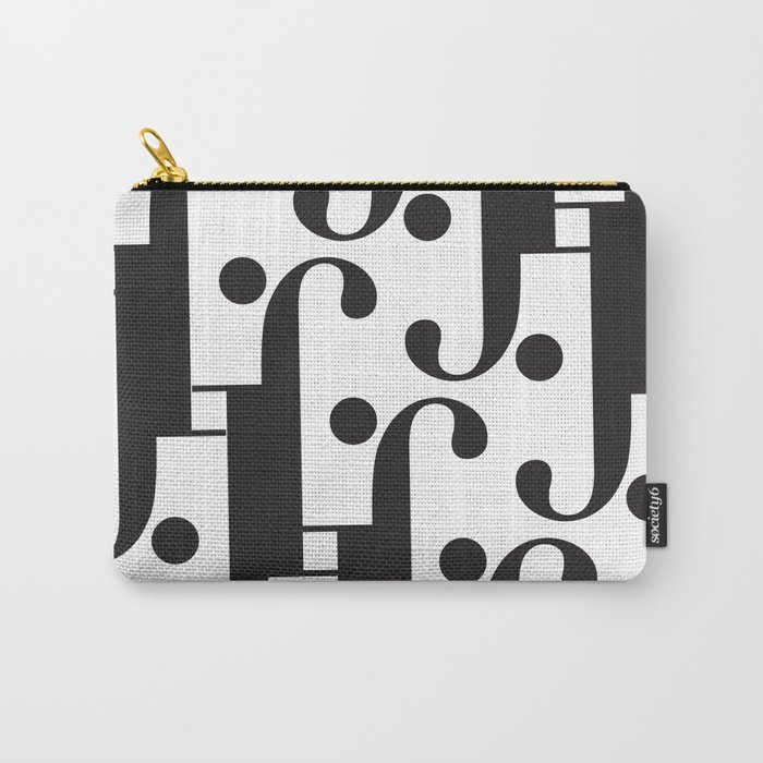 Musical - The Didot "j" Project Carry-All Pouch