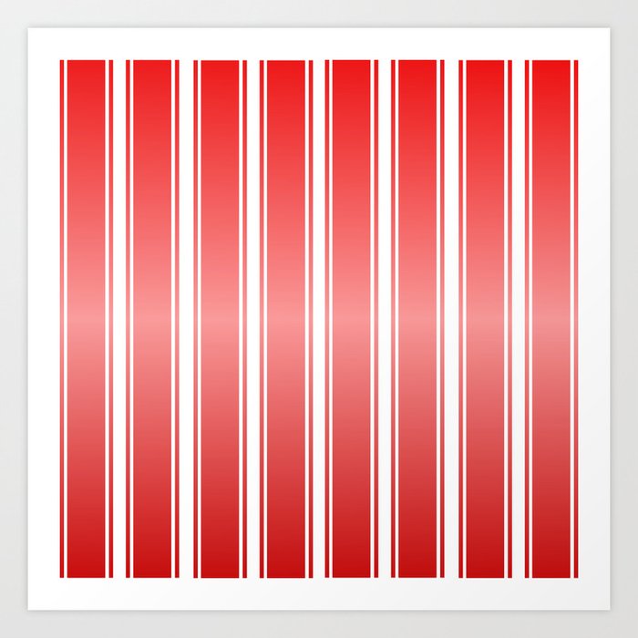 Red Racing Stripes Art Print By Justbyjulie Society6 Red Racing Stripes Art Print