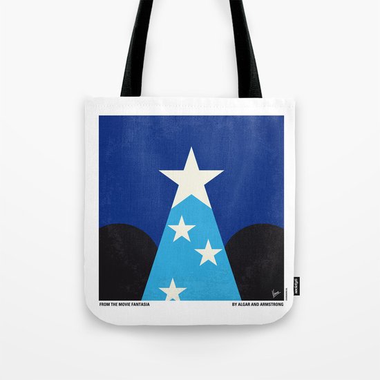 No242 My Fantasia minimal movie poster Tote Bag