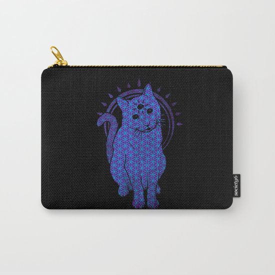 Trippy Cat: 4 Carry-All Pouch