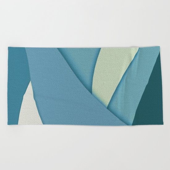 Sailing In Light Wind Beach Towel