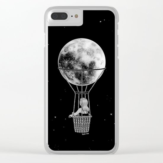 Night Flight Clear iPhone Case