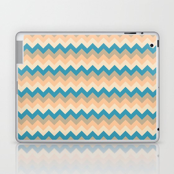 Colorful Chevron Pattern IV Laptop & iPad Skin