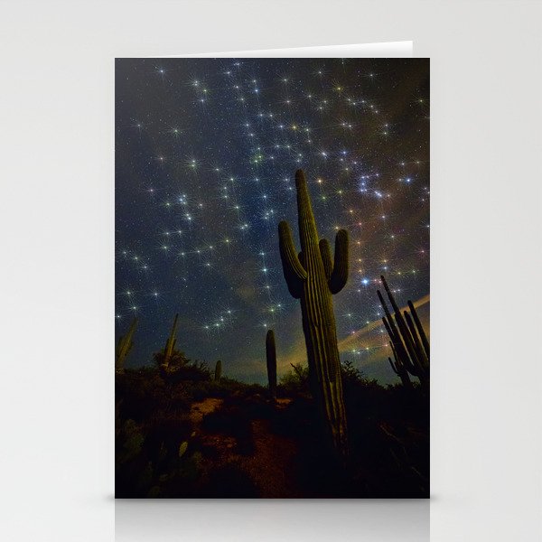 A Starry Desert Evening Stationery Cards