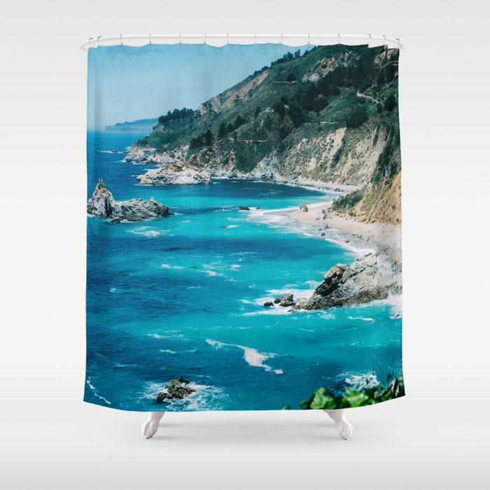 Big Sur California Shower Curtain