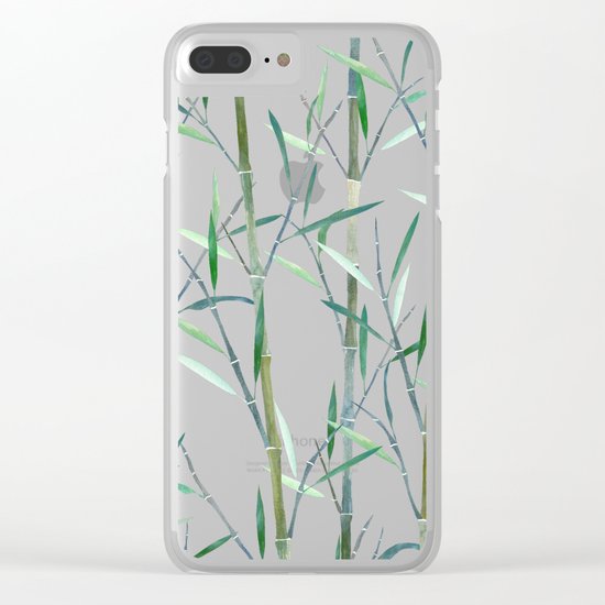 New Bamboo Forest Clear iPhone Case