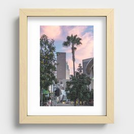 Palm City Sunset Recessed Framed Print
