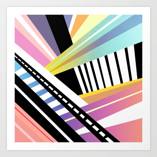 The City Never Sleeps Art Print
