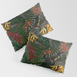 Vintage & Shabby Chic - Midnight Tropical Toucan Garden Pillow Sham