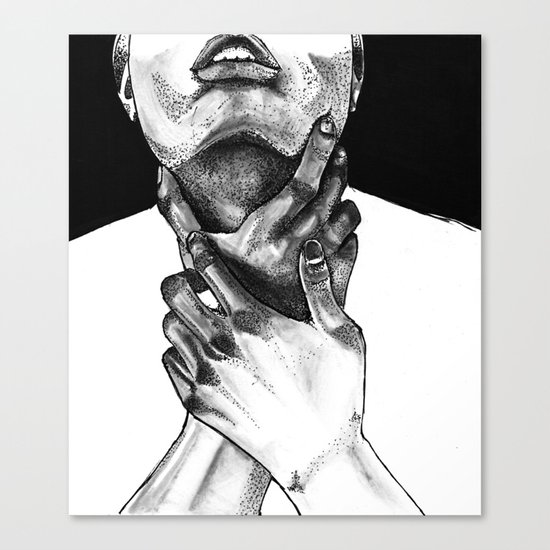 Lost in Monochrome Canvas Print